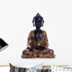 Meditating Buddha White Wall Decal
