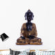 Meditating Buddha White Wall Decal