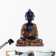 Meditating Buddha White Wall Decal