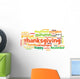 Happy Thanksgiving Wall Decal