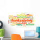 Happy Thanksgiving Wall Decal