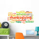 Happy Thanksgiving Wall Decal