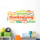 Happy Thanksgiving Wall Decal