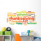 Happy Thanksgiving Wall Decal