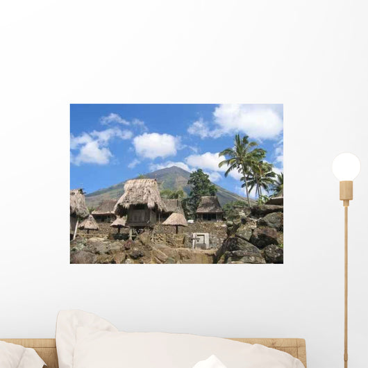 Ngada Village from Ngadhus Wall Decal