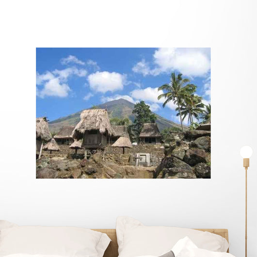 Ngada Village from Ngadhus Wall Decal