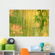 lotus and bamboo background . Wall Mural