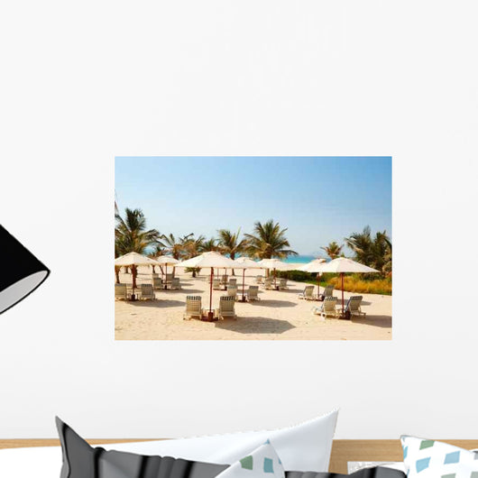 Beach Luxury Hotel Wall Decal Design 2