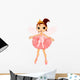 Cute Fairy Ballerina Wall Decal