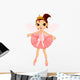 Cute Fairy Ballerina Wall Decal