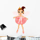 Cute Fairy Ballerina Wall Decal