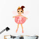 Cute Fairy Ballerina Wall Decal