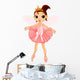Cute Fairy Ballerina Wall Decal