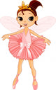 Cute Fairy Ballerina Wall Decal