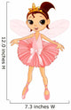 Cute Fairy Ballerina Wall Decal
