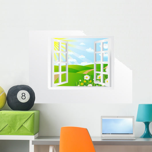 Open Windows Wall Decal