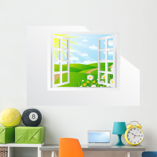 Open Windows Wall Decal