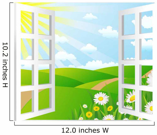 Open Windows Wall Decal