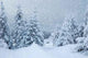 Winter Landscape Mountains Wall Decal Design 2