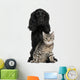 Cocker Spaniel and European Wall Decal