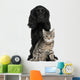 Cocker Spaniel and European Wall Decal
