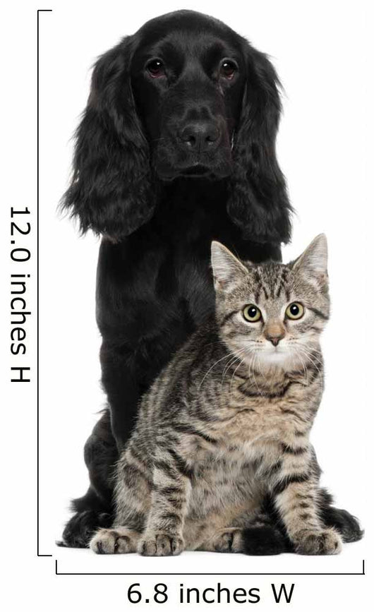 Cocker Spaniel and European Wall Decal
