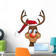 Rudolf the Reindeer Christmas Wall Decal
