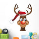 Rudolf the Reindeer Christmas Wall Decal