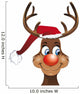 Rudolf the Reindeer Christmas Wall Decal