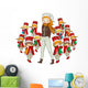 12 Days of Christmas Wall Mural