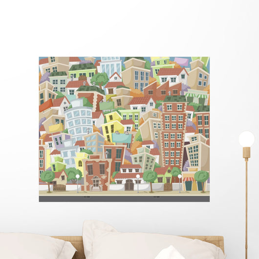 Vector Illustration City with