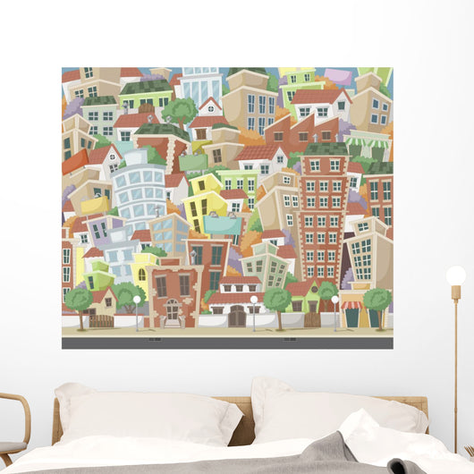 Vector Illustration City with