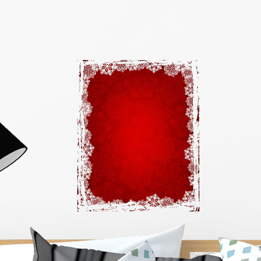 Christmas Background Wall Decal