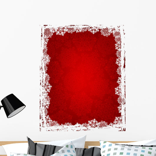 Christmas Background Wall Decal