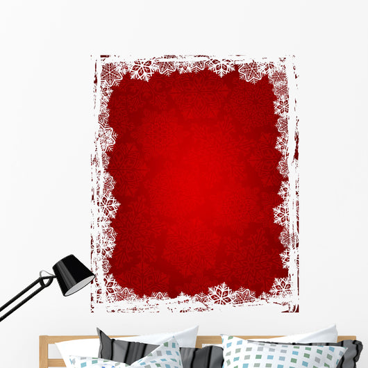 Christmas Background Wall Decal