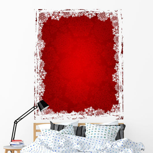Christmas Background Wall Decal