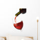 Pouring Red Wine into Wall Decal