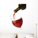 Pouring Red Wine into Wall Decal