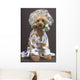Bathroom Dog Wall Mural