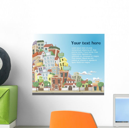 Vector Illustration City with