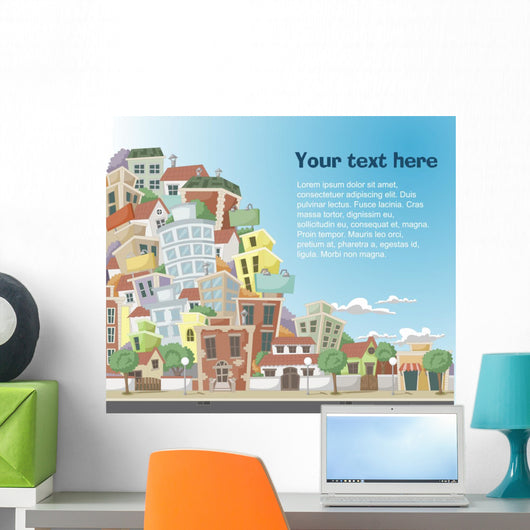Vector Illustration City with