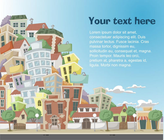 Vector Illustration City with