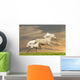 Ponies Running in Sunset Wall Mural