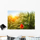 Rye Field Sunrise Wall Decal