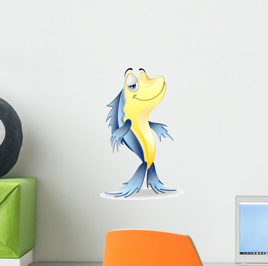 Cartoon Fish Wall Decal
