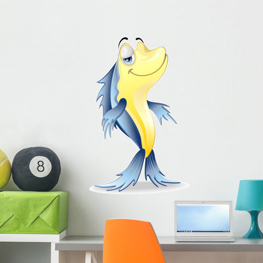 Cartoon Fish Wall Decal