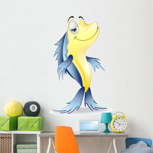 Cartoon Fish Wall Decal