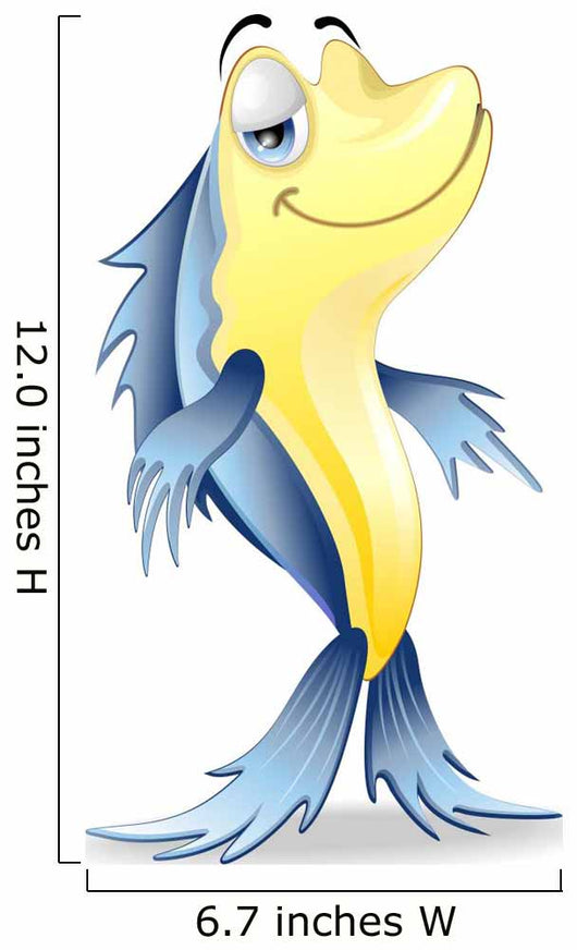 Cartoon Fish Wall Decal