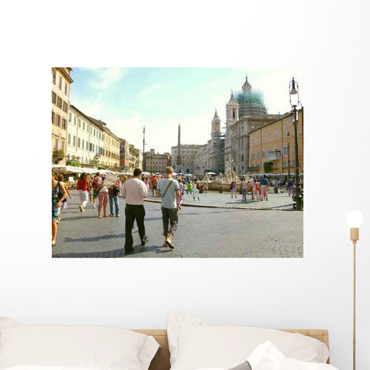 Piazza Navone Wall Decal
