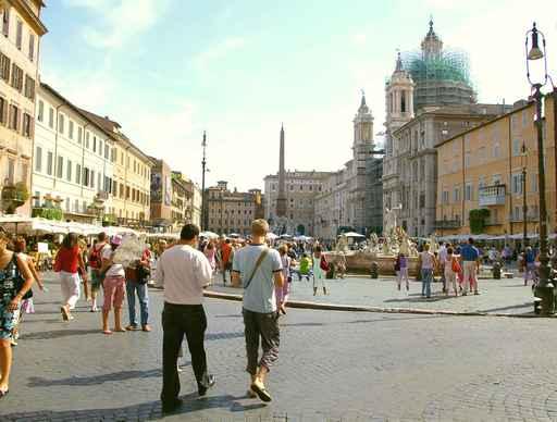 Piazza Navone Wall Decal